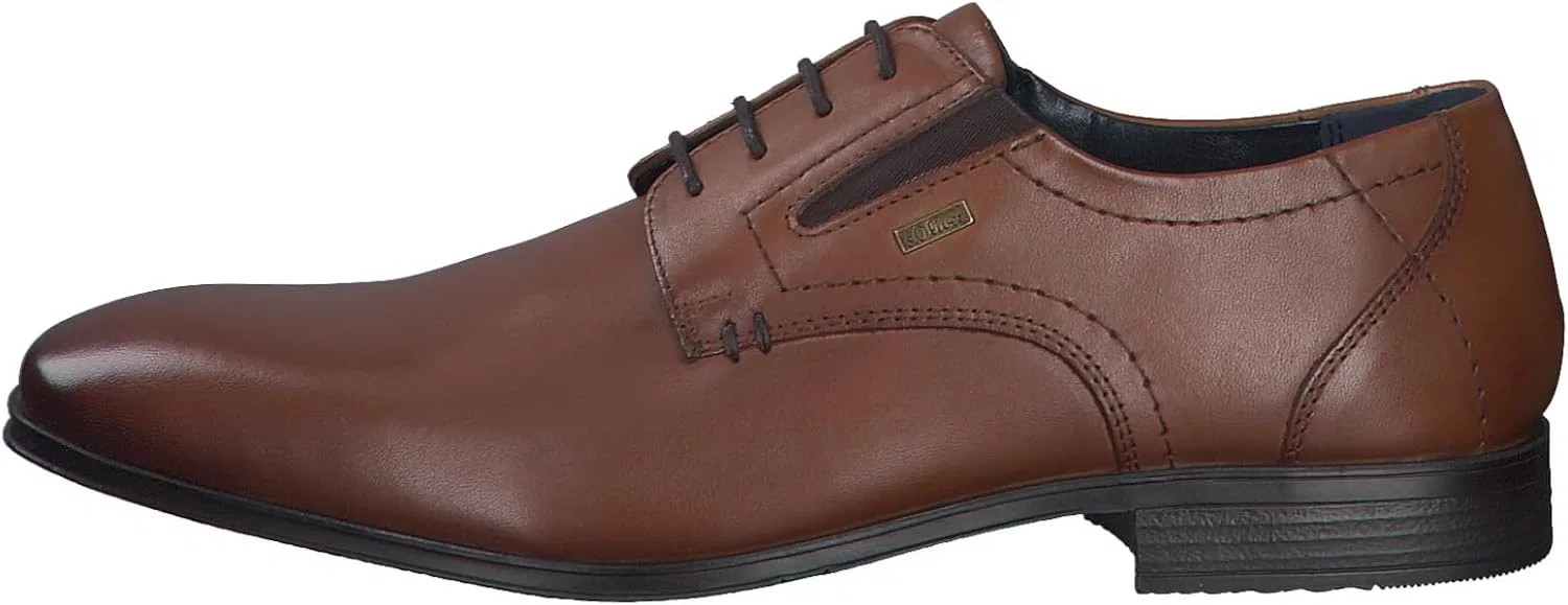 Туфли s.Oliver Herren Schnürschuhe aus Leder Elegant — фото 4