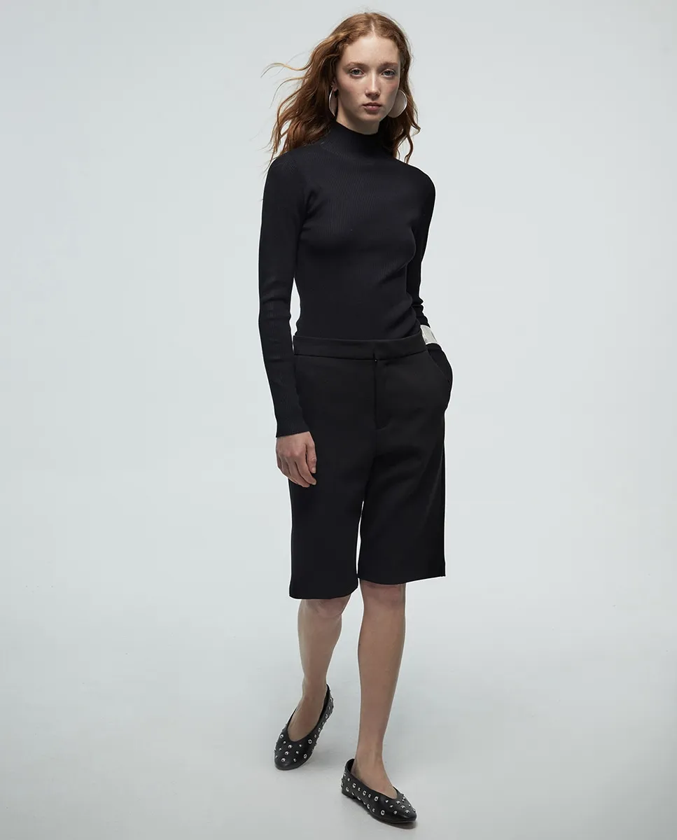 

Джемпер в рубчик Перкинс Sfera, черный