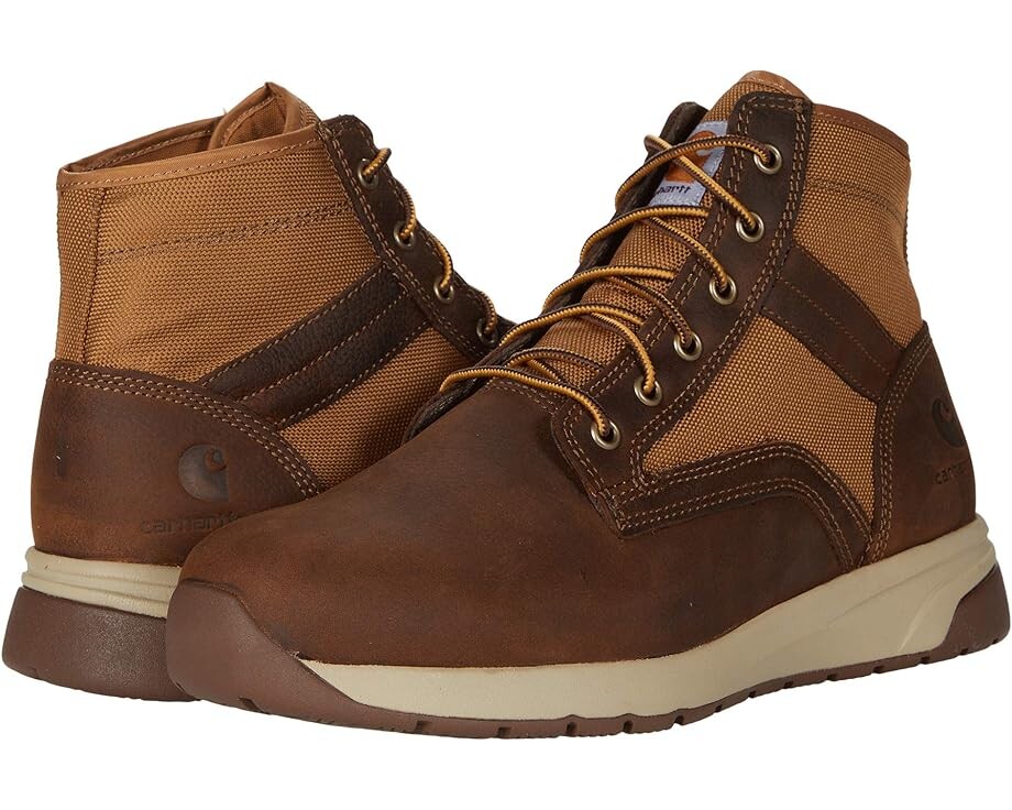 

Ботинки Carhartt Force 5" Lightweight Sneaker Soft Toe, цвет Brown Leather/Tan Duck, Коричневый, Ботинки Carhartt Force 5" Lightweight Sneaker Soft Toe, цвет Brown Leather/Tan Duck