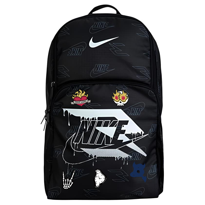 

Nike Полиэстеровый рюкзак унисекс Jet Black, Hellfire Element