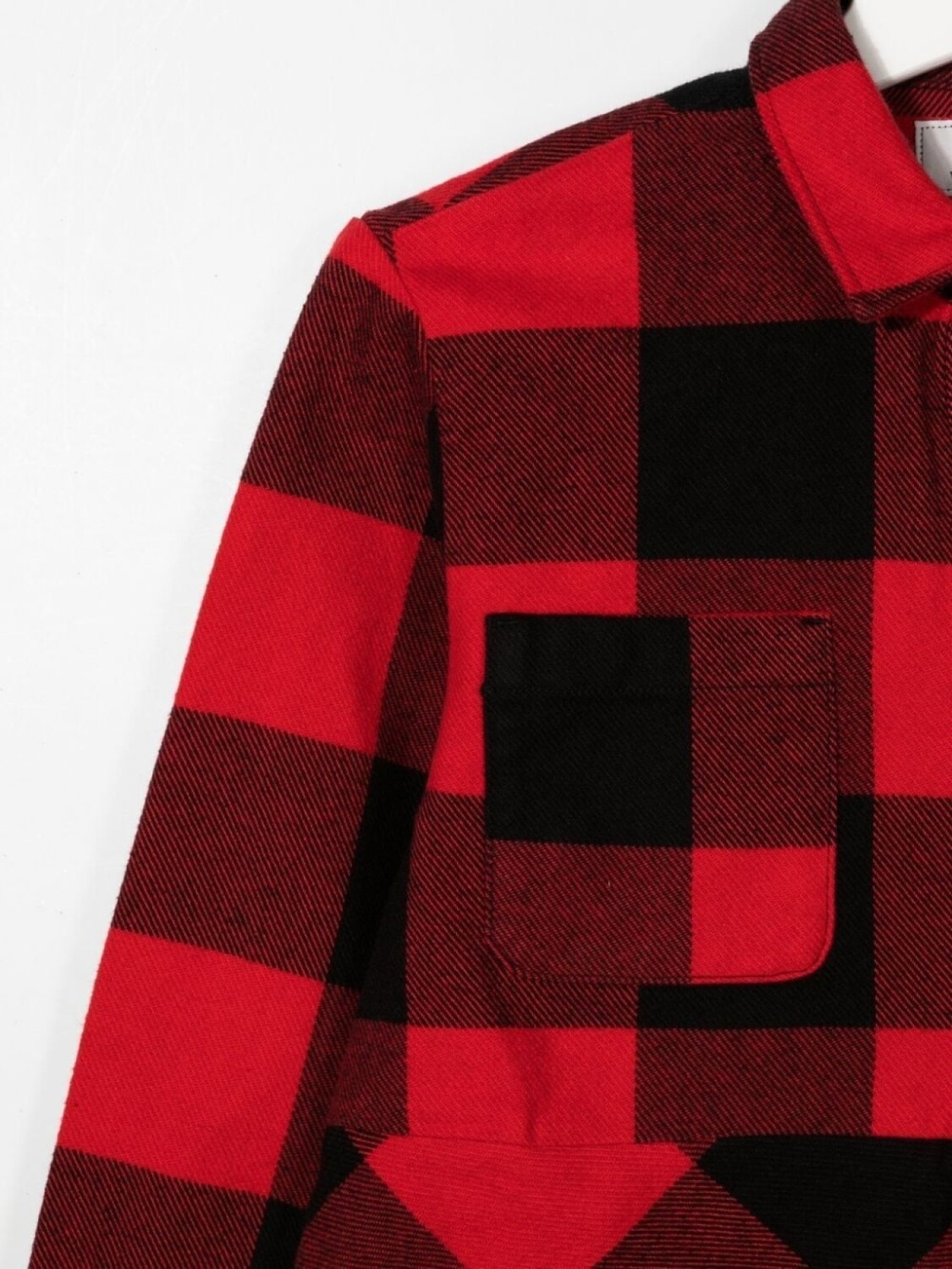 Woolrich Kids платье из органического хлопка в клетку, красный — фото 3