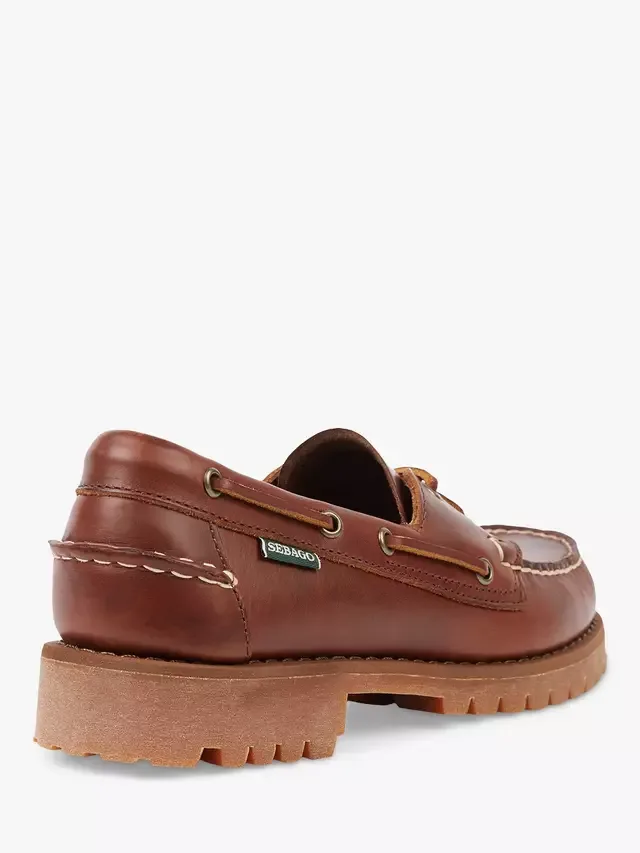 Мокасины Ranger из вощеной кожи, коричневые Sebago — фото 3