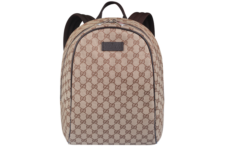 

Монограмма GG Верхняя молния Рюкзак Бежевый/Коричневый GUCCI