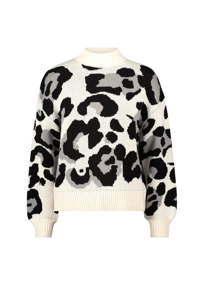 

Пуловер Zero Pullover mit Leoprint, цвет Patch CreamBlack