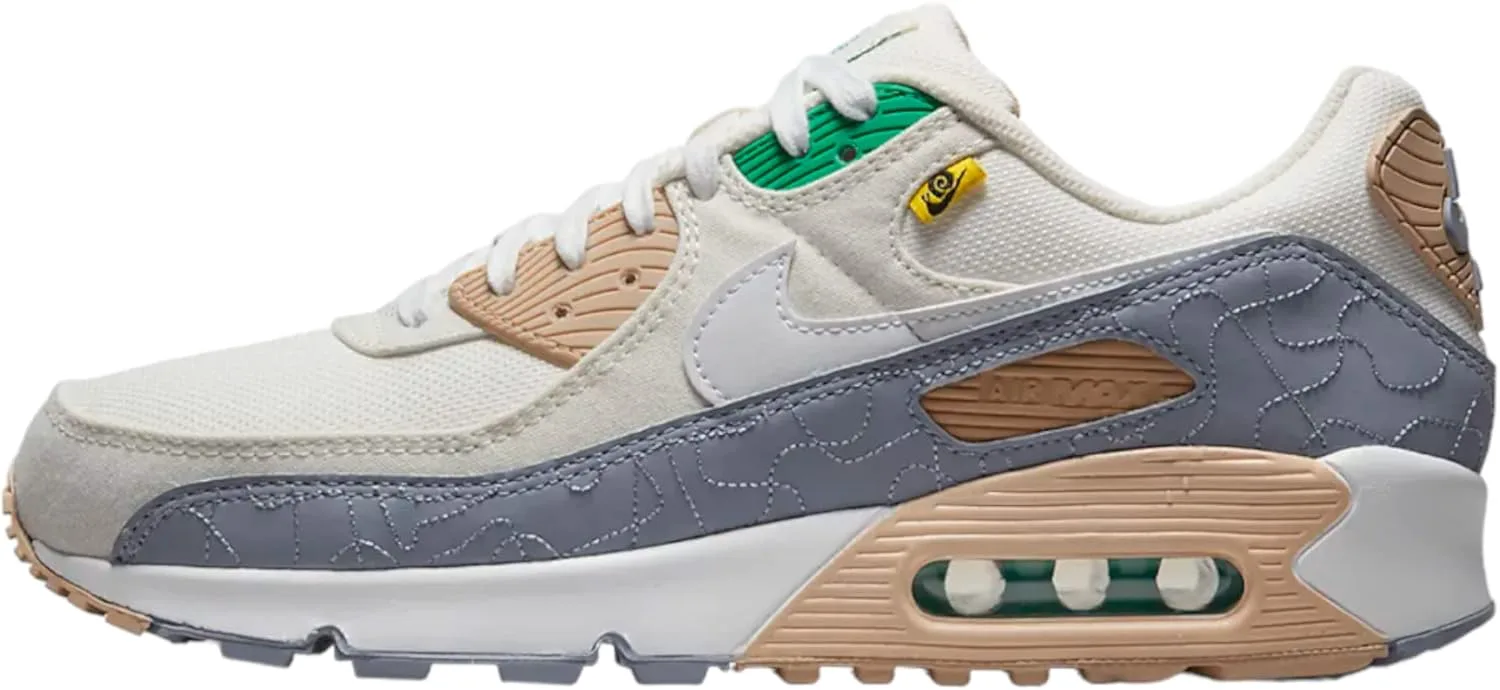 Мужские кроссовки NIKE Air Max 90 PRM, белый — фото 2