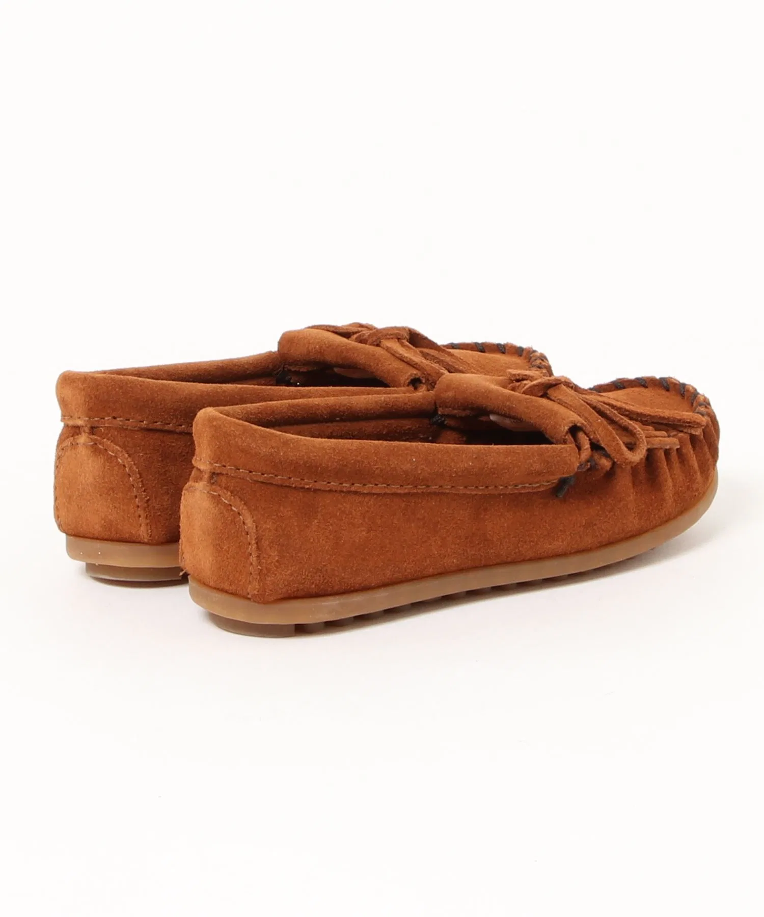 Детские мокасины Minnetonka KILTY SUEDE розовые — фото 2
