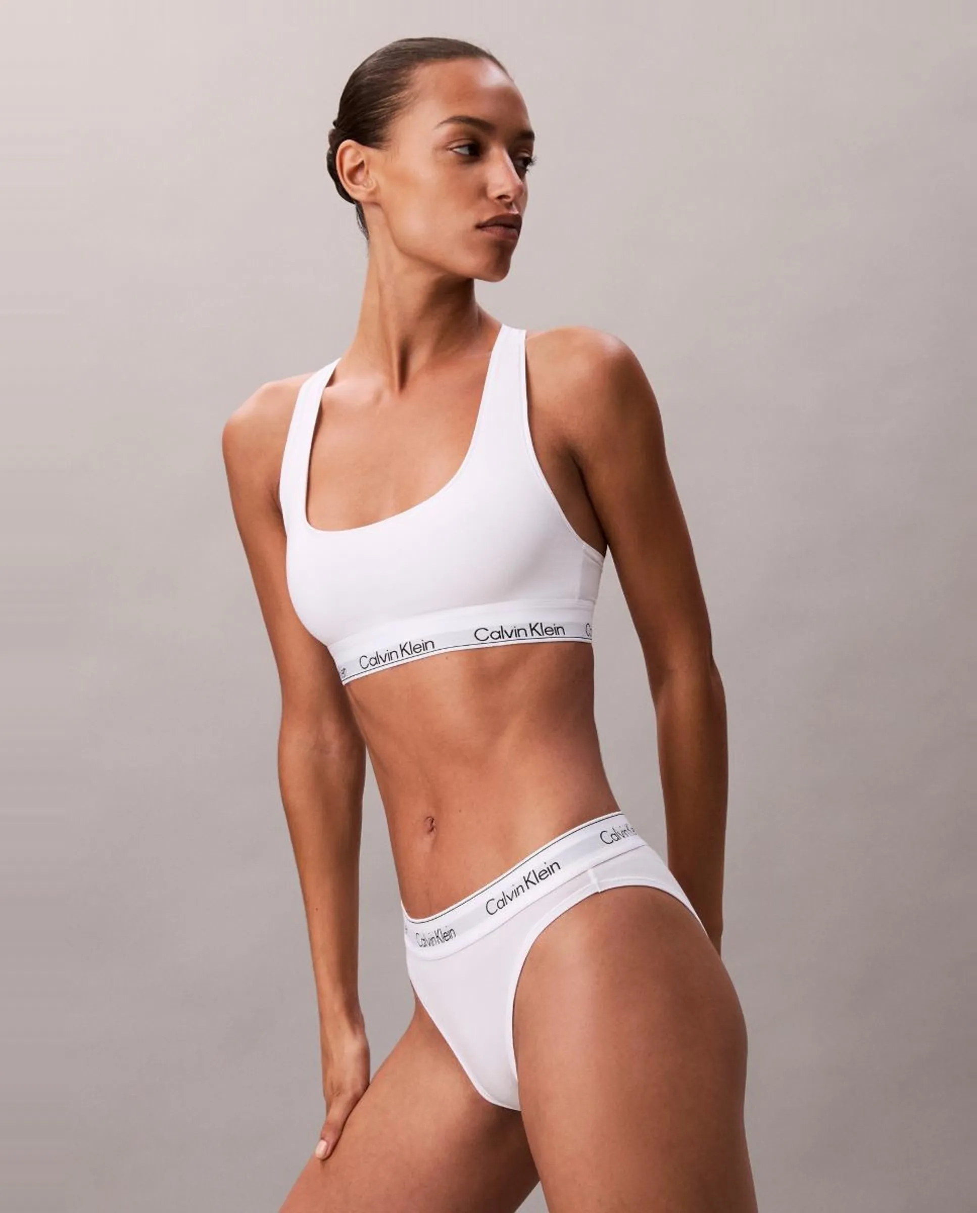 Бралетт ICON COTTON MODAL Calvin Klein, белый — фото 4