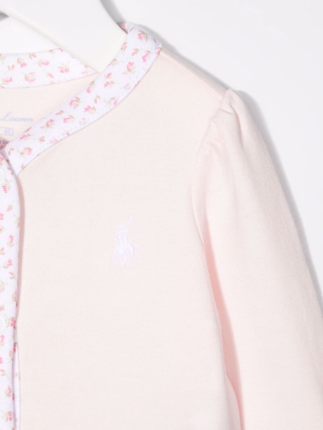 Пижама с контрастной отделкой Ralph Lauren Kids, розовый — фото 3