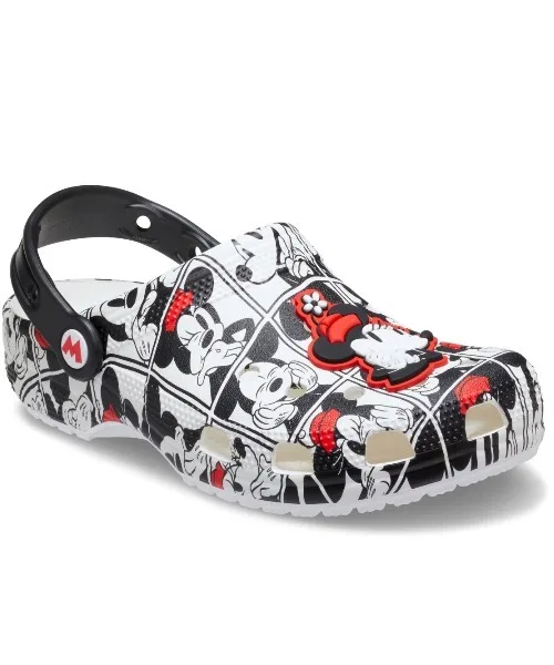 Унисекс сандалии Crocs Mickey and Minnie Classic Clog розовые — фото 2