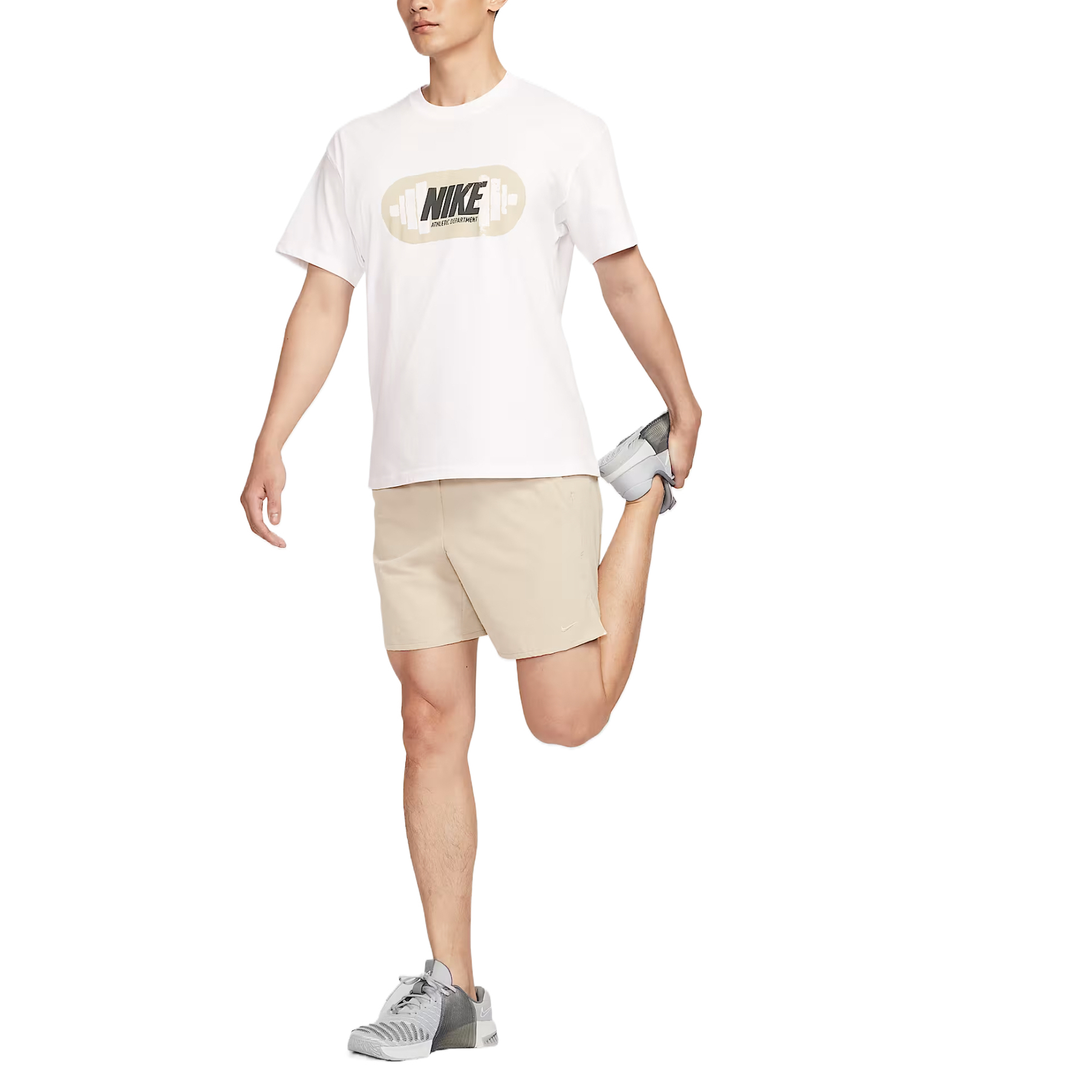 Nike Неограниченные дри-файт повседневные шорты мужские desert khaki — фото 4