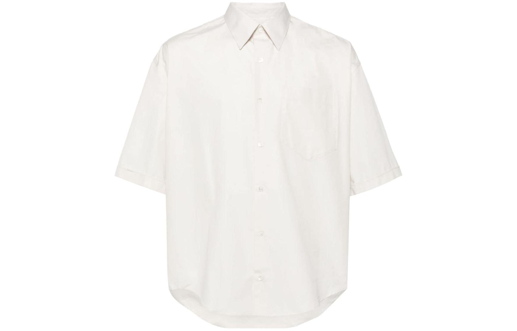 

Ami Paris Рубашка с Короткими Рукавами на Пуговицах AMIPARIS, Белая