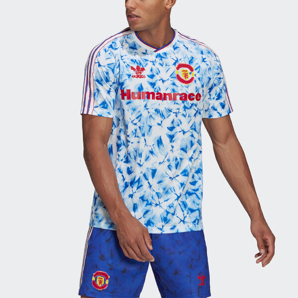 Футболка adidas originals x Human Race Crossover Soccer/Football Sports Quick Dry Jersey SW Fan Edition 20-21 Season Blue, синий — фото 4
