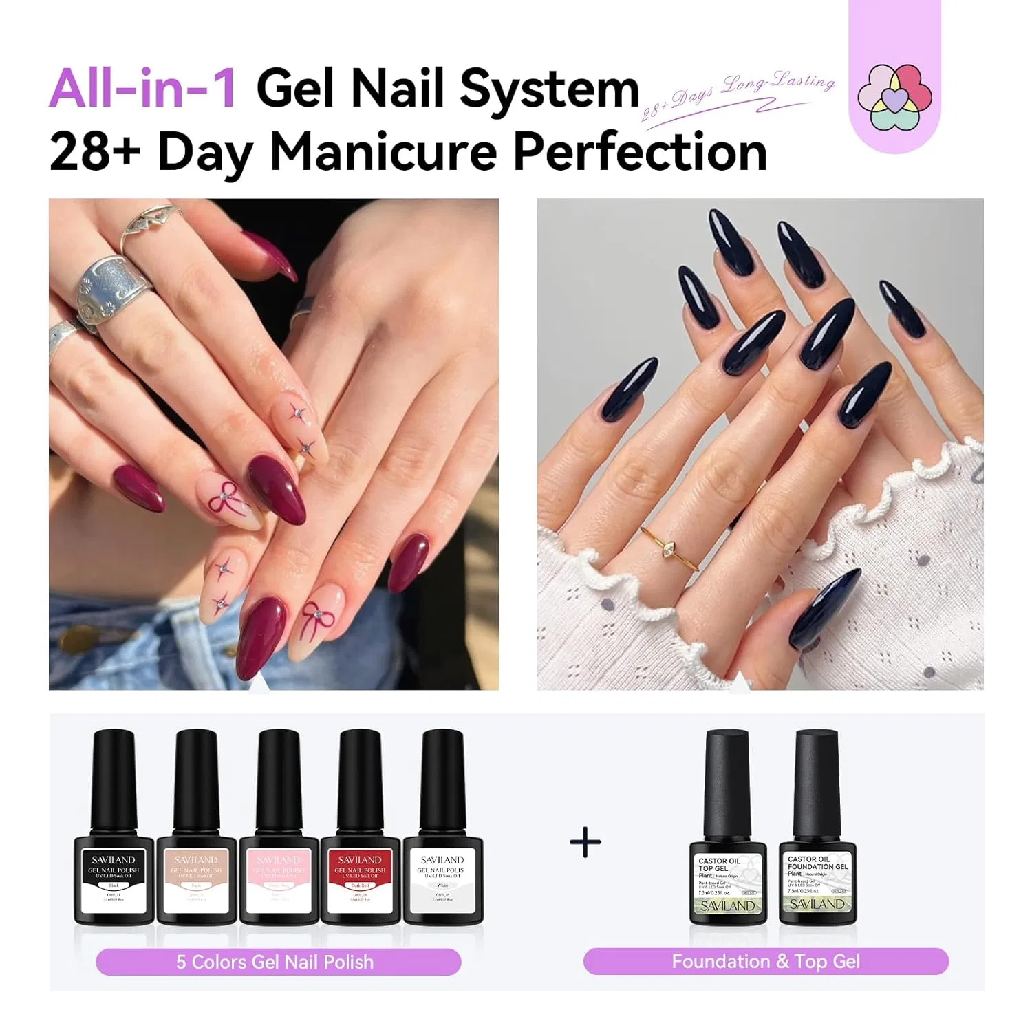 Набор для акриловых ногтей SAVILAND Ultra с фрезером и УФ-лампой Saviland, Nail Studio Set — фото 4