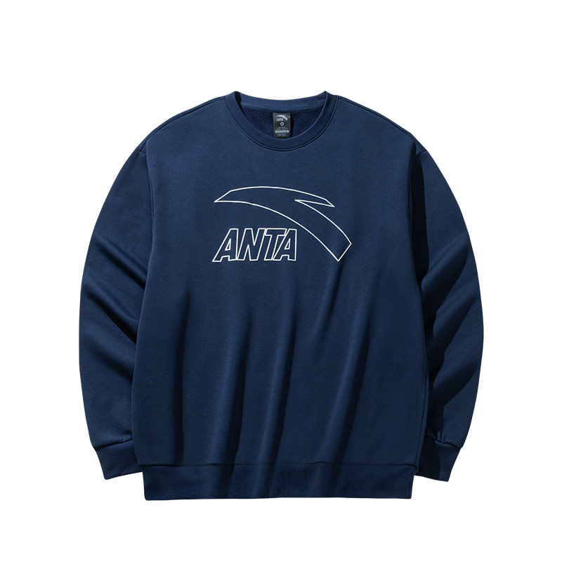 

ANTA Толстовка Life Collection мужская pure navy blue, Синий, ANTA Толстовка Life Collection мужская pure navy blue