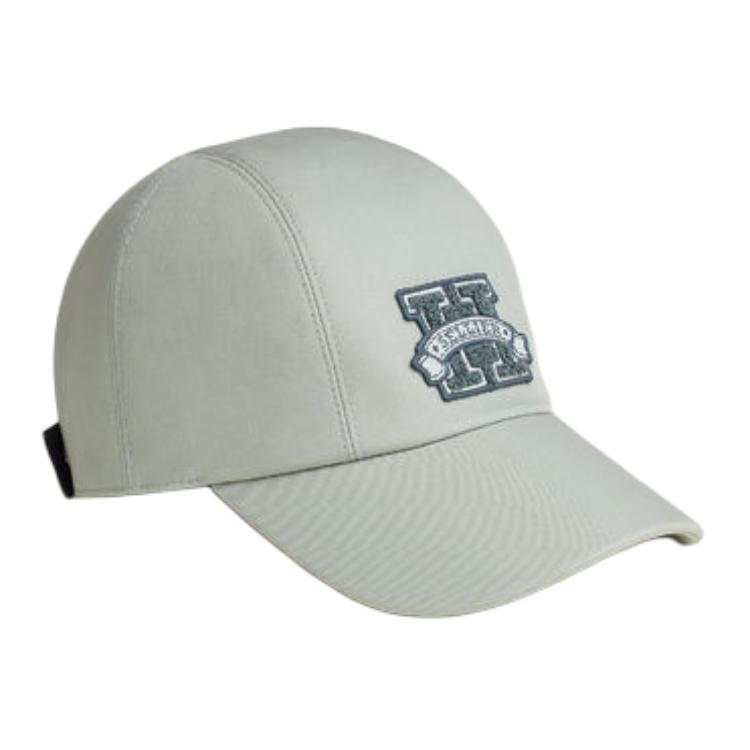 

Хлопковая бейсболка мужская разноцветная HERMES, зеленый