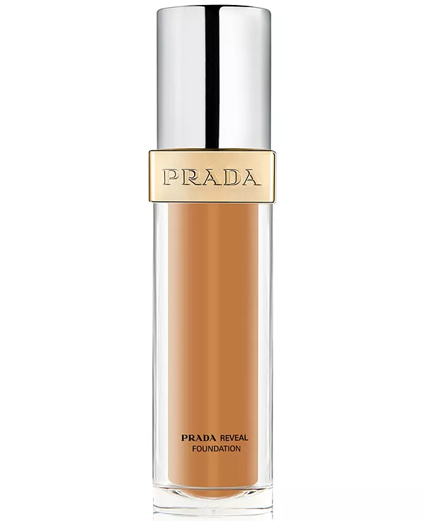 Reveal — многоразовая жидкая тональная основа для оптимизации кожи с SPF 17 Prada Beauty, dn75 dark neutral