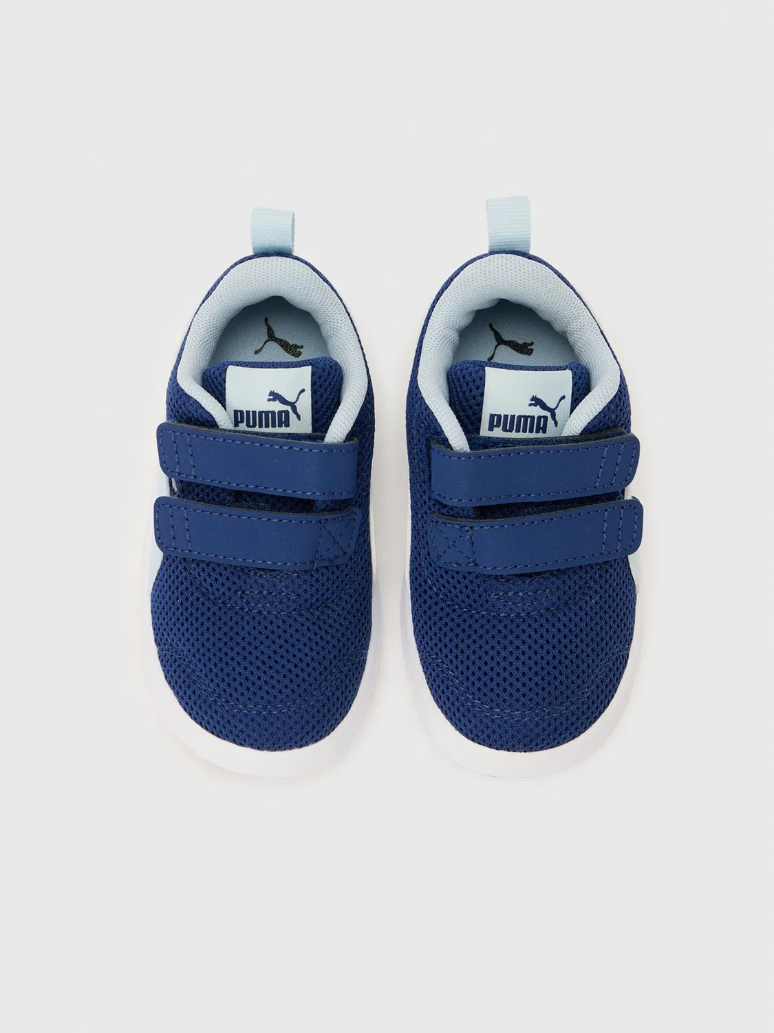 Кроссовки 'Courtflex V3' Puma, Pastel Blue/Dark Blue — фото 3