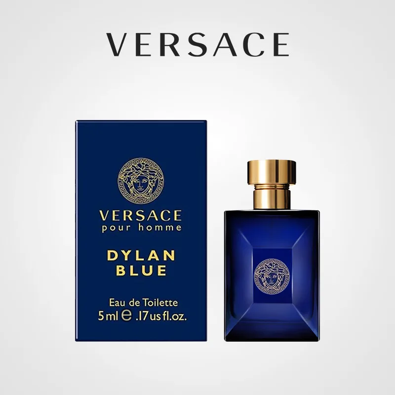 VERSACE Набор пробников мужского парфюма Dylan Q с ароматом грейпфрута и пачули 5 мл/10 мл, Dylan Men's Eau De Toilette 5ml Fragrance Sample — фото 2