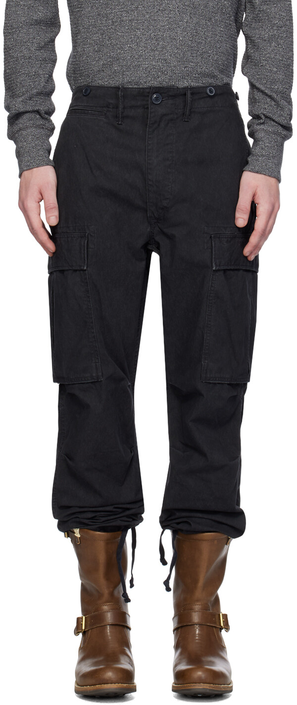 

Черные брюки карго излишек Rrl