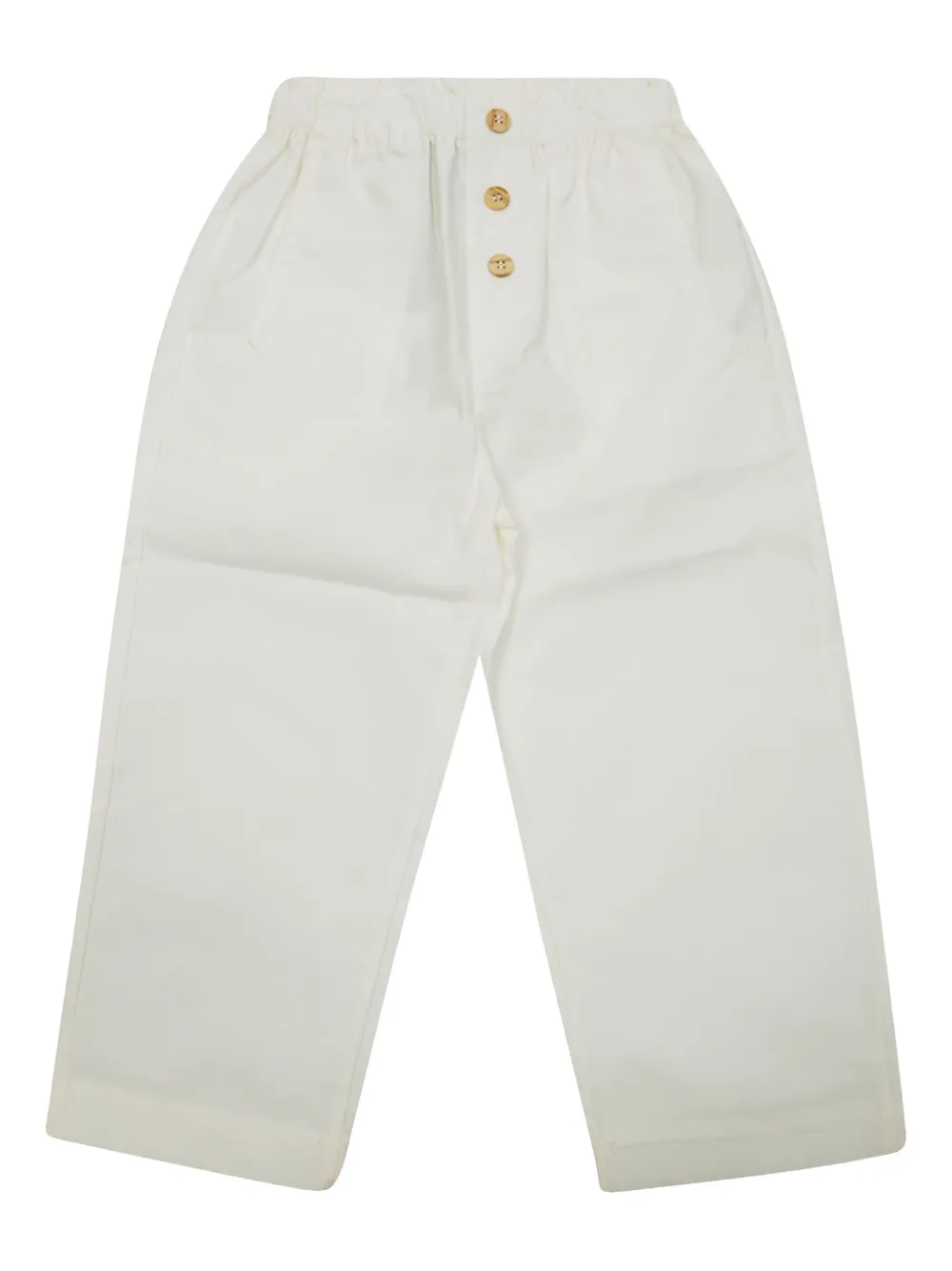 

Брюки с застежкой на пуговицу 1 + In The Family, белый