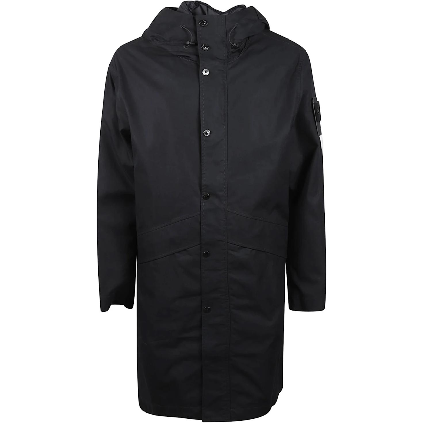 

STONE ISLAND Призрачное пальто, Black