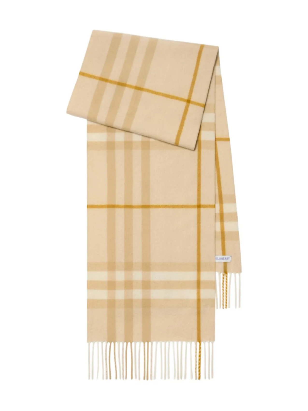 

Burberry кашемировый шарф в клетку, нейтральный