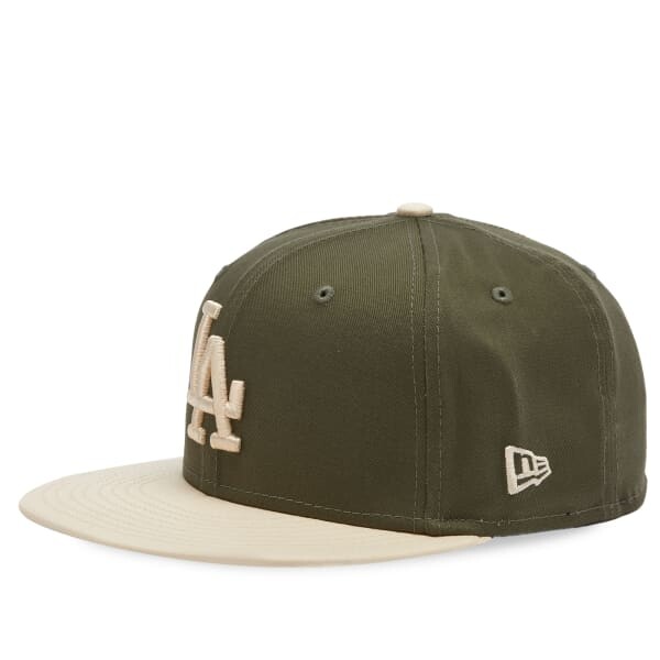 

La dodgers нашивка 59fifty кепка New Era, хаки