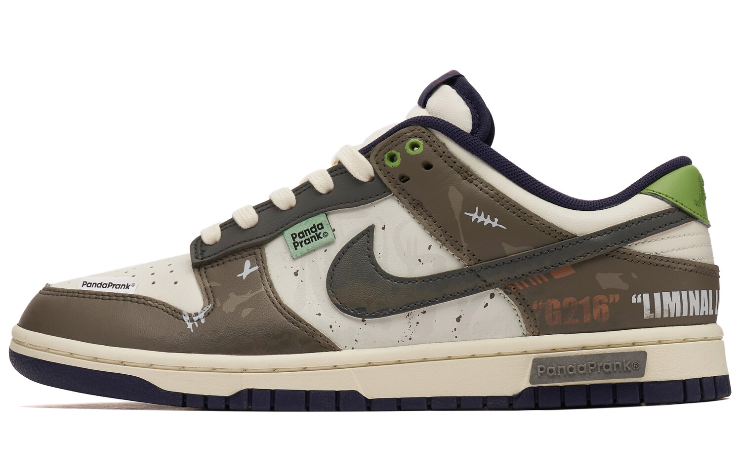 

Мужские кроссовки для скейтбординга Nike Dunk, Sanddrift/White/Rough Green/Hemp