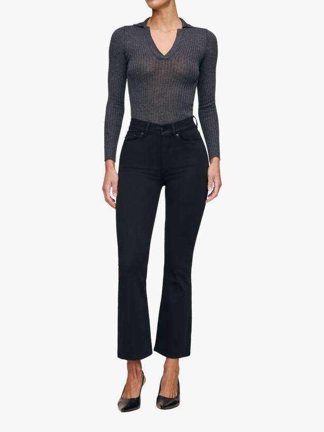 

Укороченные джинсы Bridget с клешем DL1961, Hail