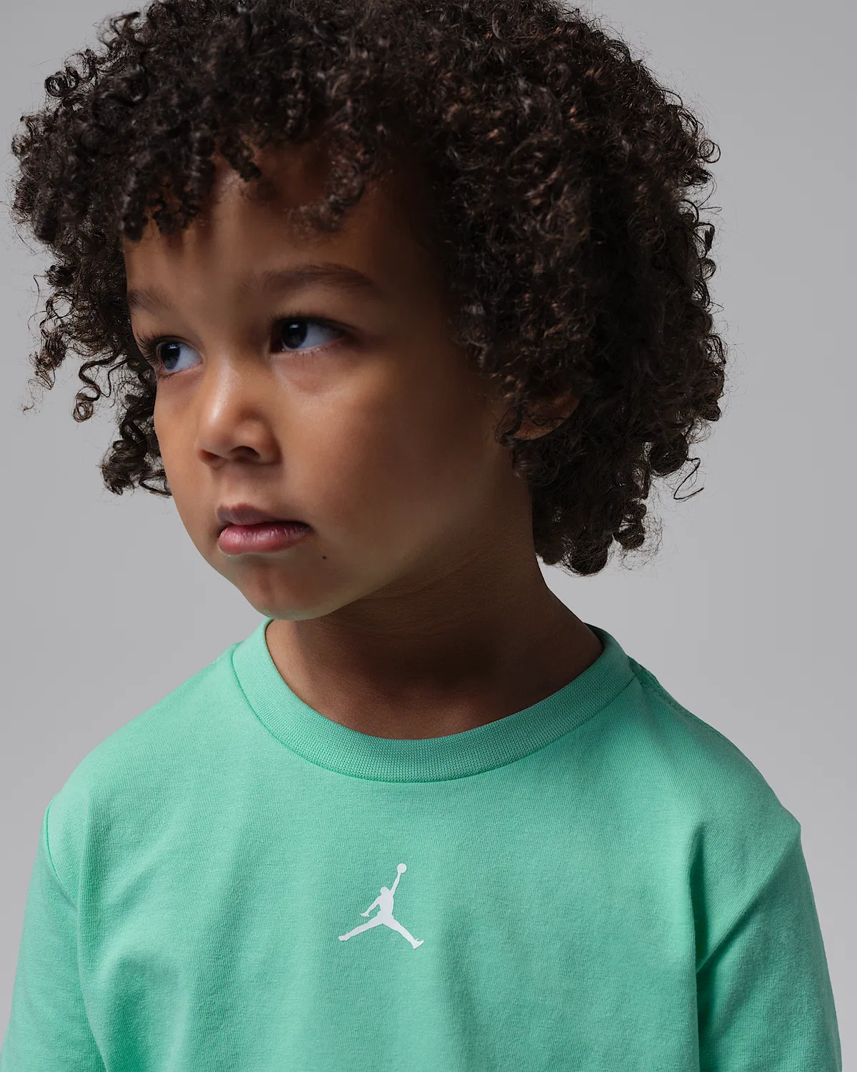 Детский спортивный костюм Toddler Jumpman 2-Piece Woven Play Shorts Set Jordan, Ash Green — фото 4