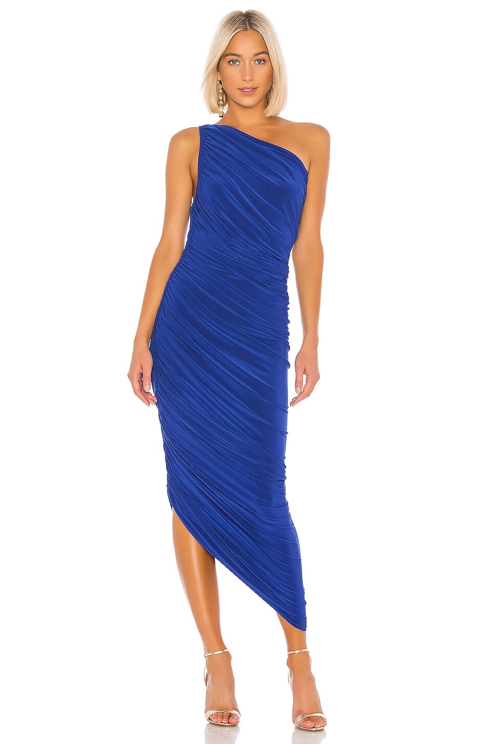 

Платье Norma Kamali Diana Gown, цвет Berry Blue