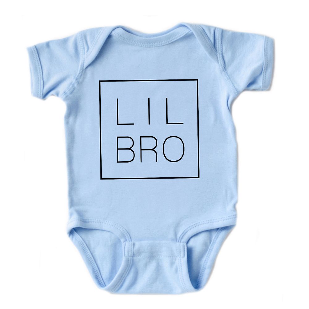 

Квадратное детское боди Lil Bro The Juniper Shop, цвет Light Blue