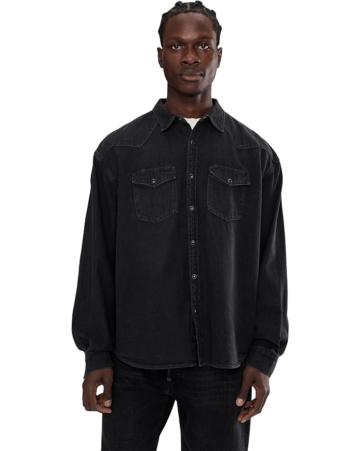 

Мужская рубашка AllSaints Fenton, Black