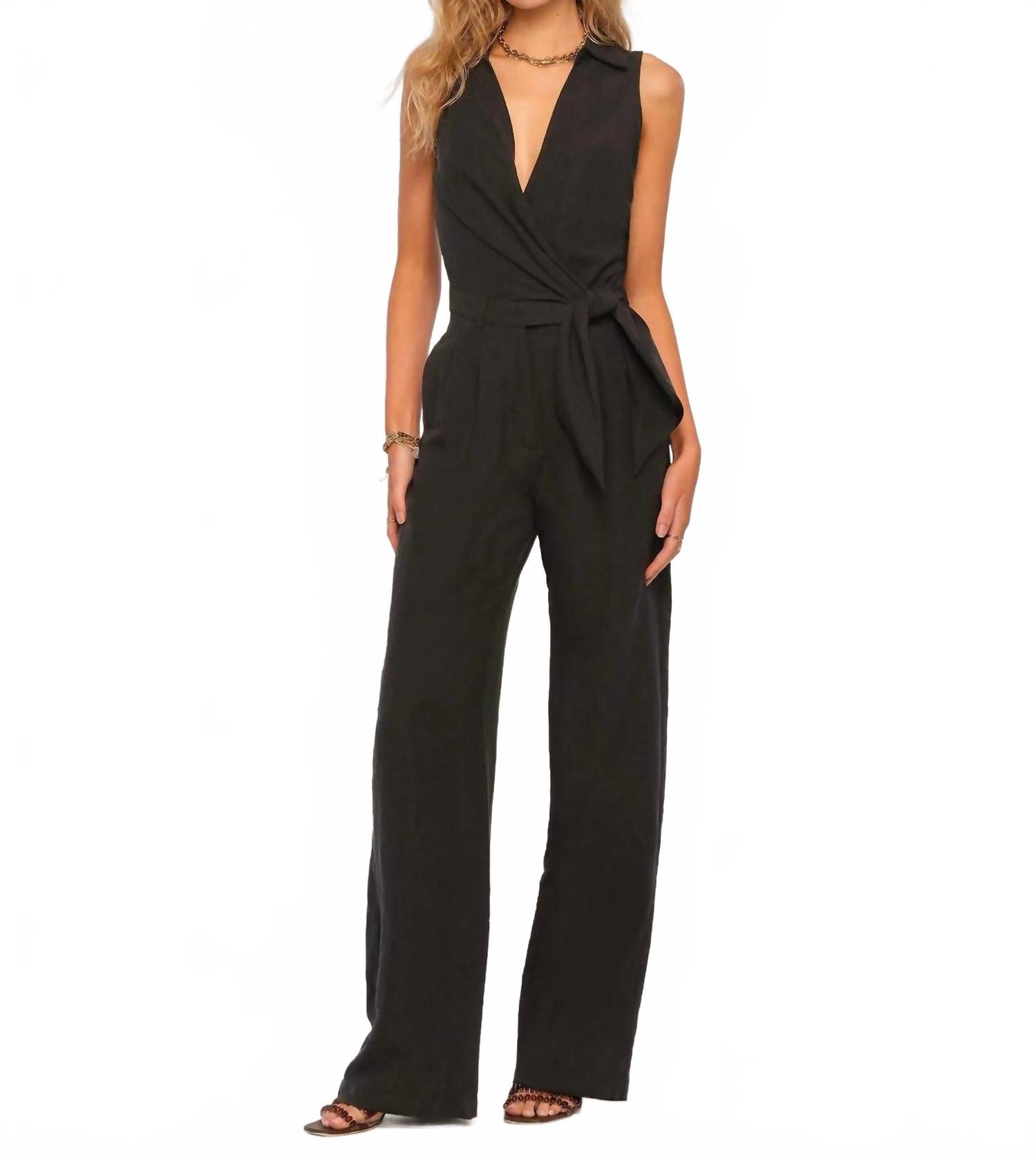 

Фэй комбинезон в черном Heartloom