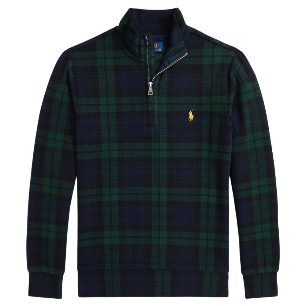Футболка поло зеленого цвета для детей Polo Ralph Lauren FW24