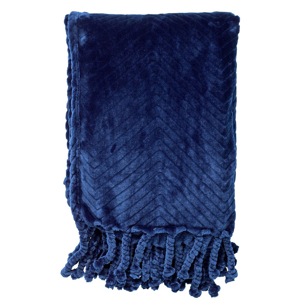 

Dutch Decor ZIGGY - одеяло 140х180 см - флис - Insignia Blue - темно-синий