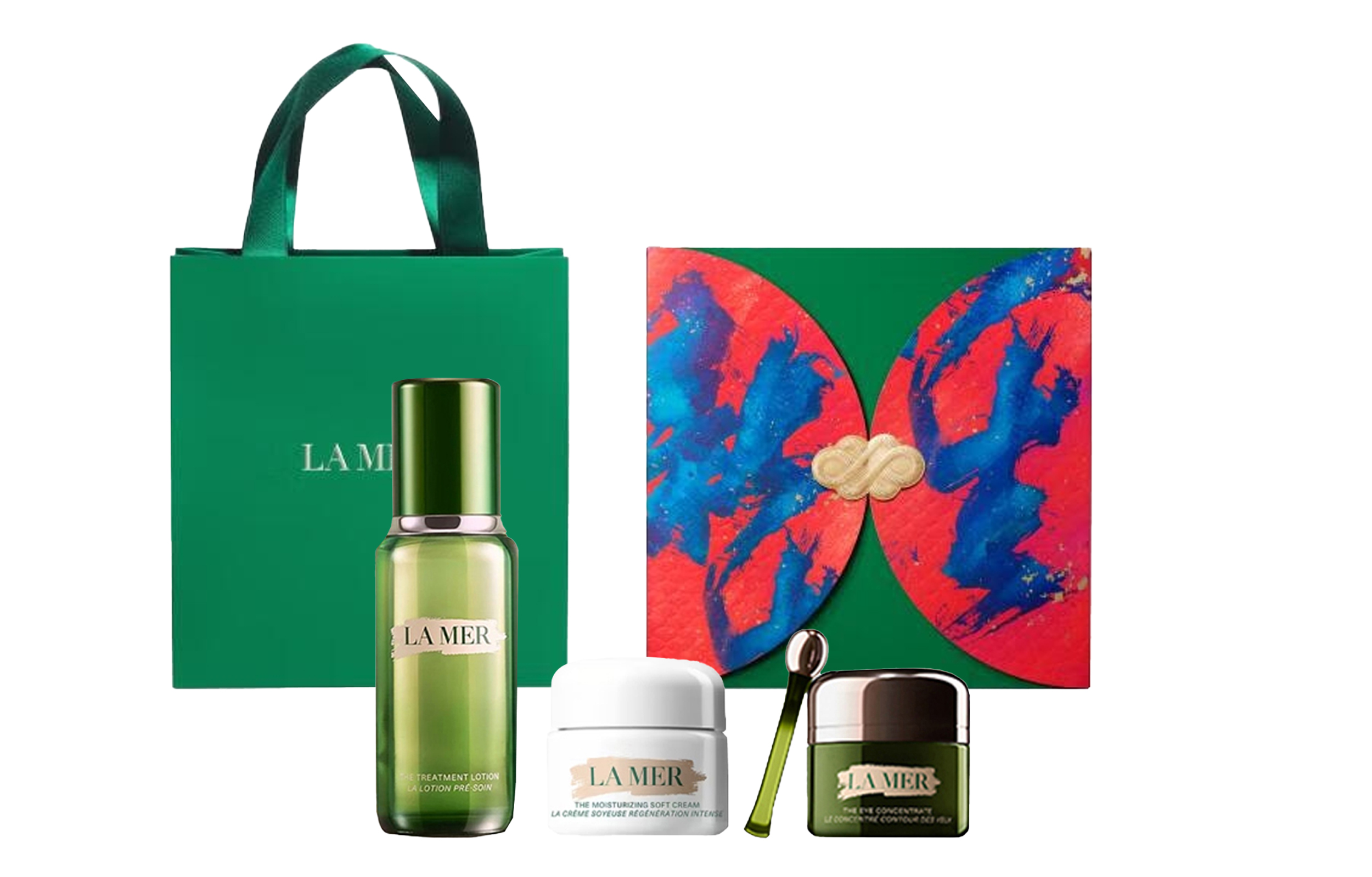 

Ремонтирующий осветляющий бархатный крем-эссенция крем для глаз набор средств для ухода увлажняет и питает 15мл+30мл+150мл LA MER