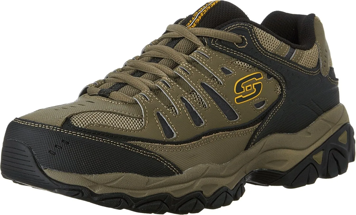 Мужские кроссовки Skechers Sport Afterburn Memory Foam Lace, черный