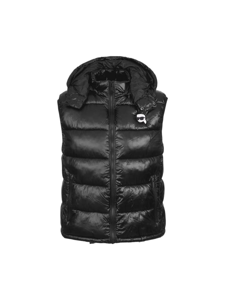 

Karl Lagerfeld Стеганый жилет 505023 черного цвета