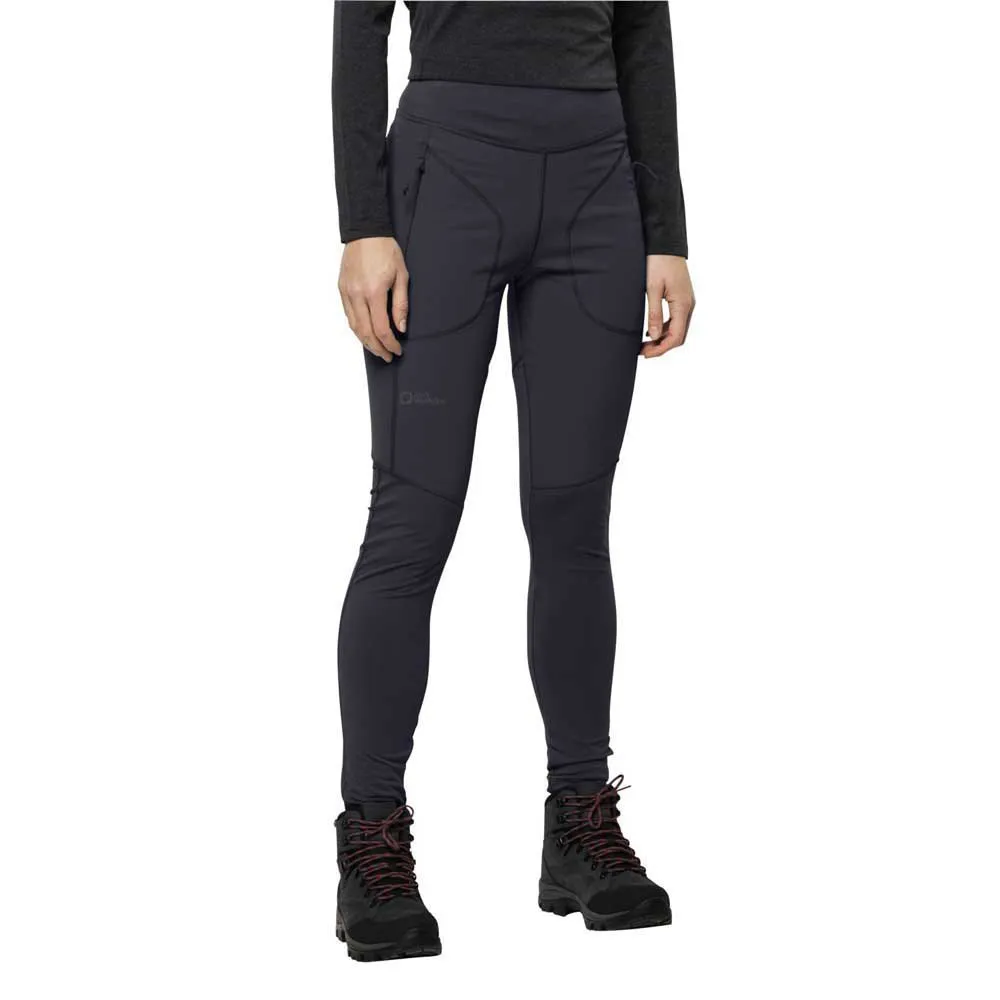 

Тайтсы Jack Wolfskin Salmaser, черный