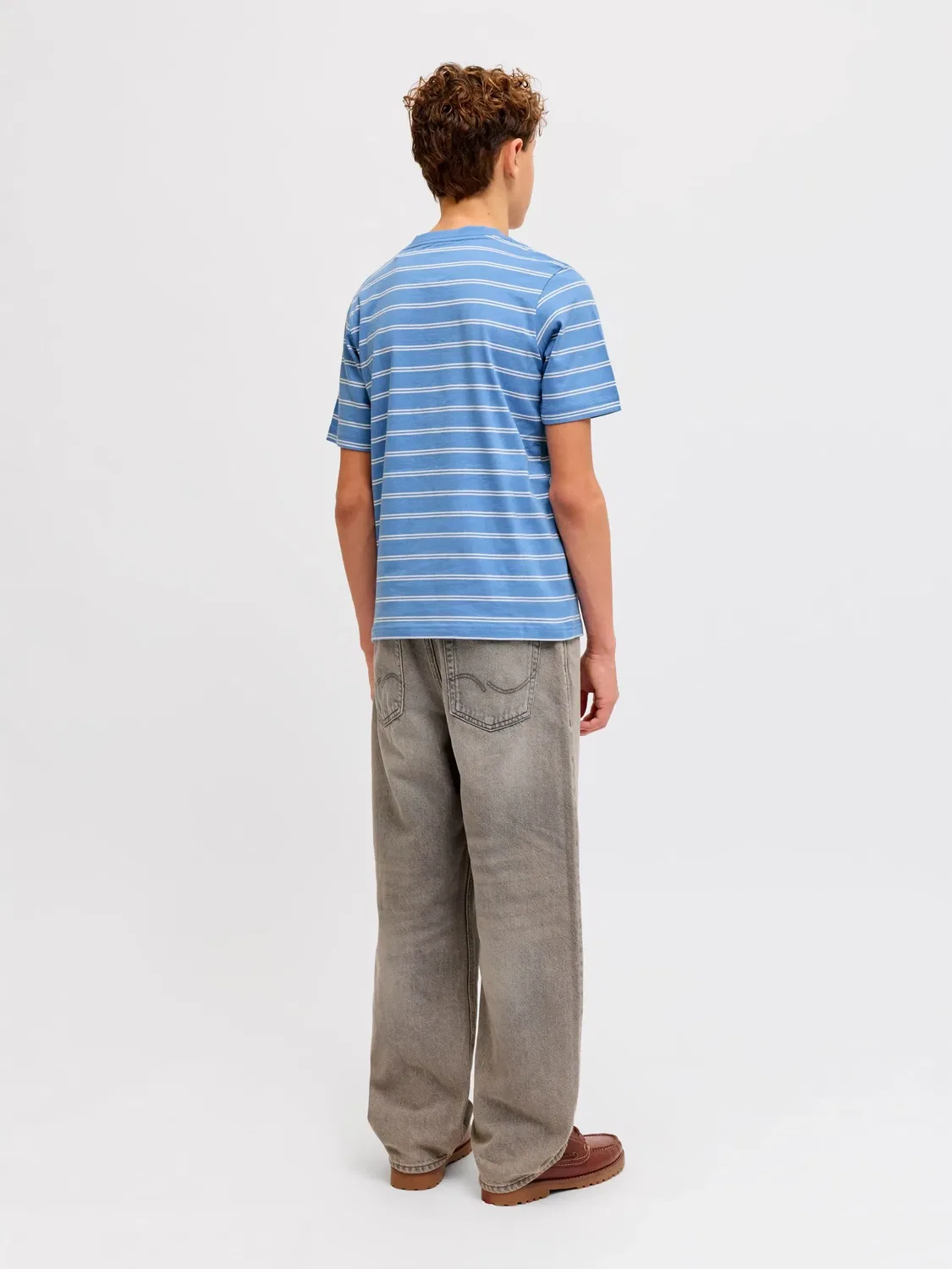 Футболка свободного кроя JACK & JONES Junior, марина — фото 3