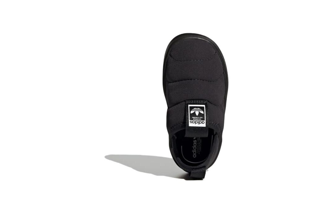 Adidas originals Кроссовки Puffylette для малышей TD, Black/White/Beige Leopard — фото 4