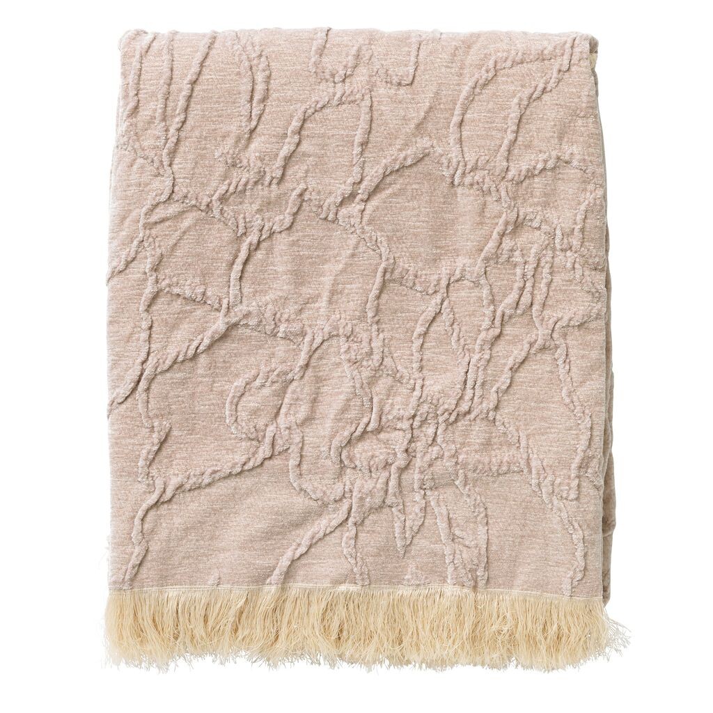 

Dutch Decor FLORINE - Одеяло с узором 140х180 см - Пемза - бежевый