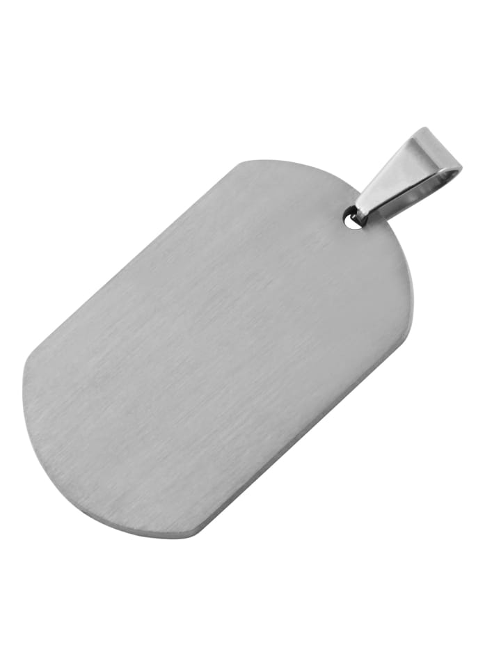 

Adeliás Кулон унисекс - кулон из нержавеющей стали с гравировкой, серебристый