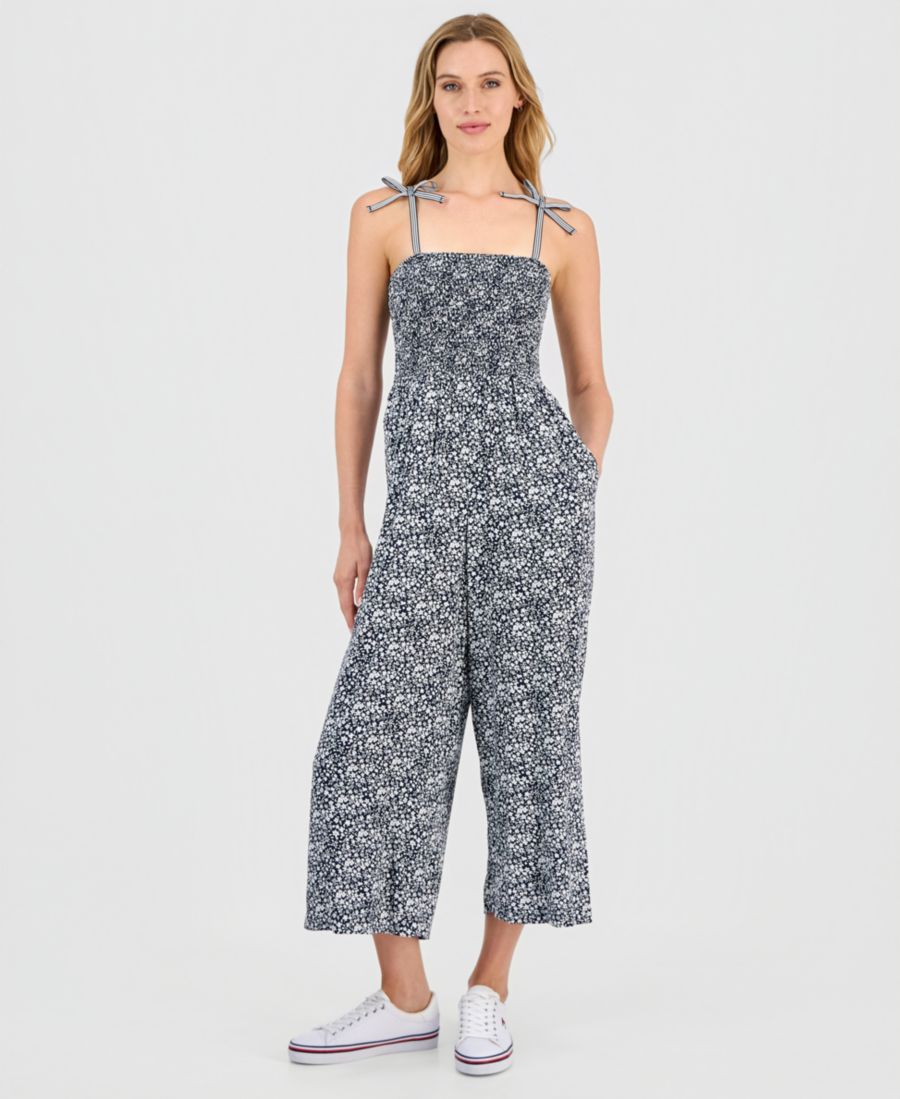 

Женский комбинезон с присборенным принтом Tommy Hilfiger, Sky Captain Multi