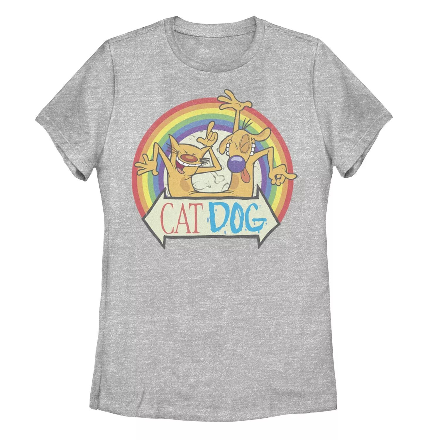 

Футболка с радужным портретом CatDog Pride для юниоров Licensed Character