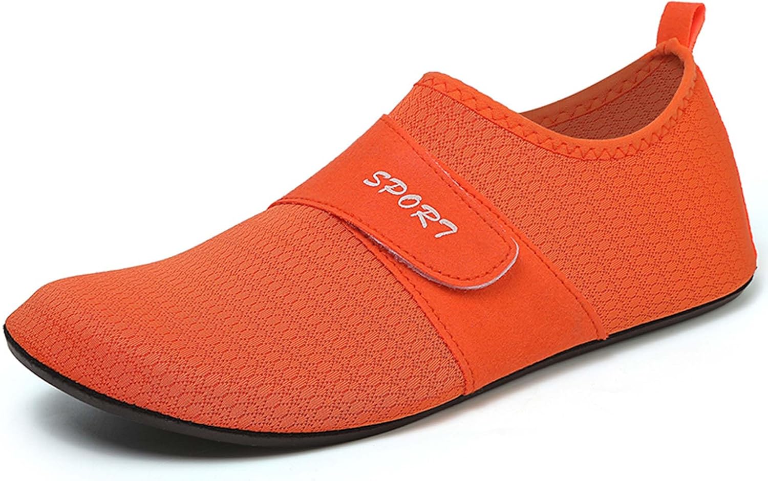 

Мужские и женские водные туфли, легкие, нескользящие, для дома, для спорта, йоги, летние, для отдыха на открытом воздухе, быстросохнущие, для пляжа, плавания, серфинга, дышащие Generic, оранжевый