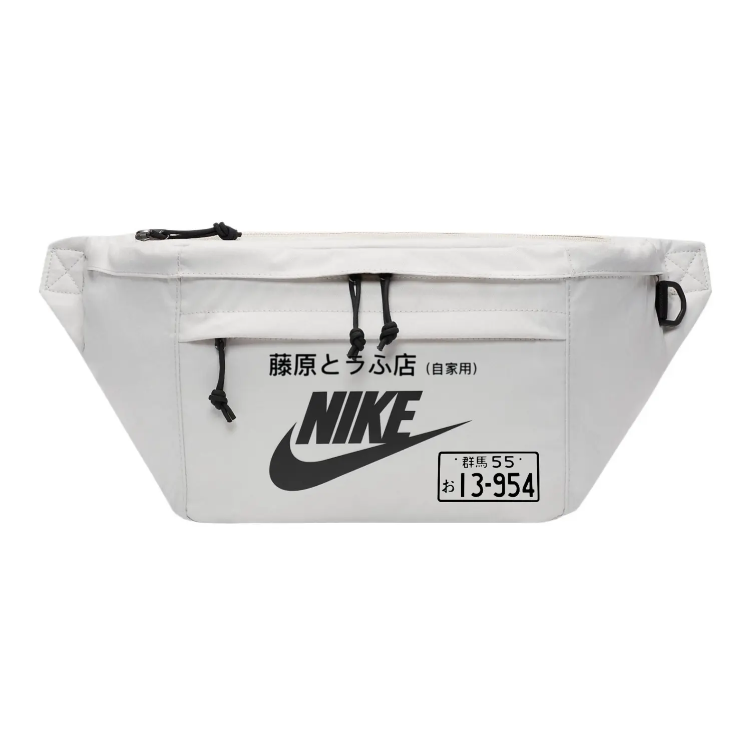 

Nike Тканевая наплечная сумка через плечо поясная унисекс светло-бежевая, Japanese