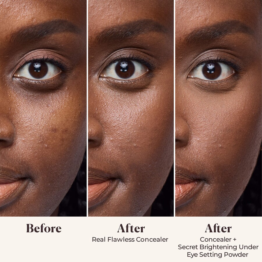 Осветляющая корректирующая пудра для фиксации макияжа под глазами Secret Brightening Color Correcting Longwear Under Eye Setting Powder Laura Mercier, 0.141 oz/4 g, Rich Peach — фото 2