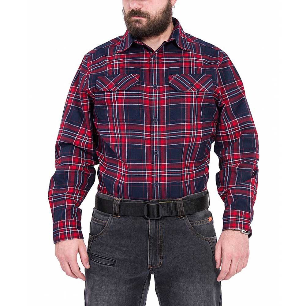 

Рубашка Pentagon Flannel, красный, Черный, Рубашка Pentagon Flannel, красный